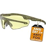 HTS HUNTERSKY S57 Yellow Lens Ballistic Tactical Shooting...