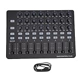 Mingzhe Controladores MIDI, Controlador de Teclado MIDI Portátil con 24 Perillas de Control 18 Botones 9 Atenuadores...
