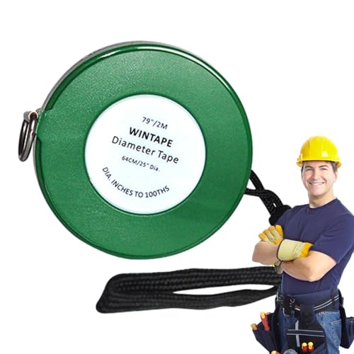 パイプ巻尺 - 直径巻尺、ケーブルコンジット周囲を測定するための直径2mの定規|木周囲の支配者、π周囲の支配者