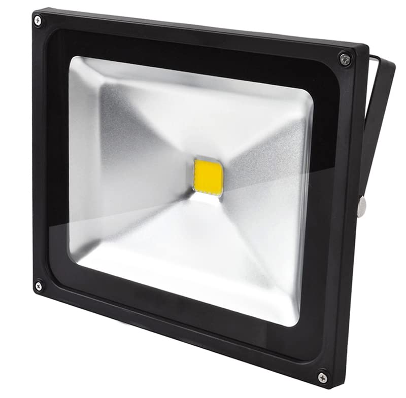 Royana 50W Faretto LED da Esterno 6000K Bianco Freddo Faro LED Esterno 5000LM IP65 Impermeabile Super Luminoso Fari di Sicurezza per Cortile Giardino