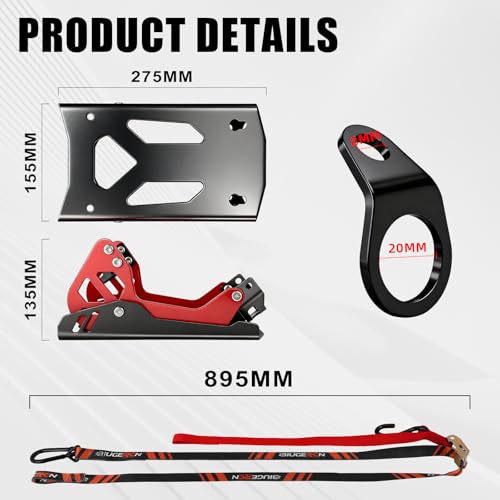 BAOUFF Foldable Motorcycle Wheel Chock