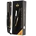 Jinri Professional 1 Inch 3D Floating Tourmaline Ceramic Plate Hair Flat Iron Temperature Control From 285℉ to 450℉ Auto Shut Off Hair Straightener