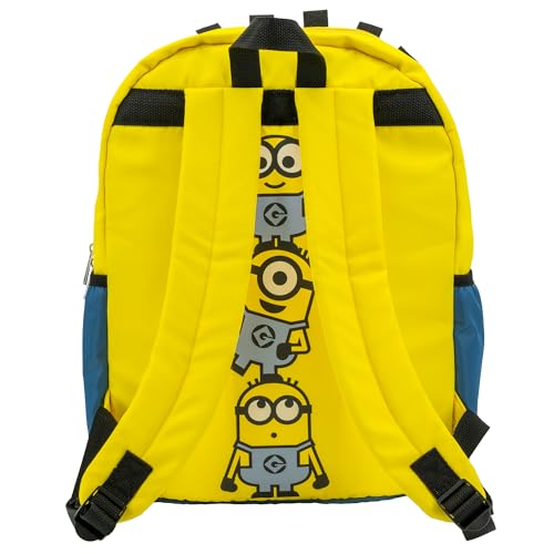 AI ACCESSORY INNOVATIONS Despicable Me Minions Backpack for Boys & Girls, Kids 16 Inch Schoolbag with 3D Features, Yellow by AI ACCESSORY INNOVATIONS - Image 4