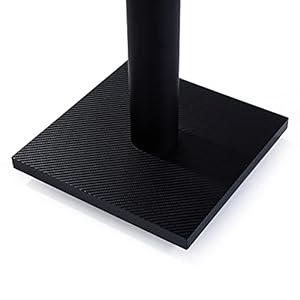 Eximusonepairfixedheightuniversalspeakerfloorstandswithfauxcarbonfiberbaseblack310series Urban Country Home Decor Eximus one pair fixed height universal speaker floor stands with faux carbon fiber base black 310 series urban country home decor