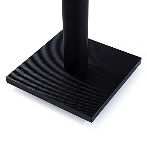 Eximusonepairfixedheightuniversalspeakerfloorstandswithfauxcarbonfiberbaseblack310series Urban Country Home Decor Eximus one pair fixed height universal speaker floor stands with faux carbon fiber base black 310 series urban country home decor