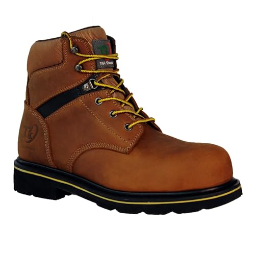 TGLS Work Boots for Men Water Proof Comfortable Composite Toe Work Boots, Mens Work Boots, Safety Shoes Womens Work Boots