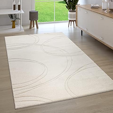 Alfombra Paco Home Pelo Corto 3D Crema 80x150 cm Cover
