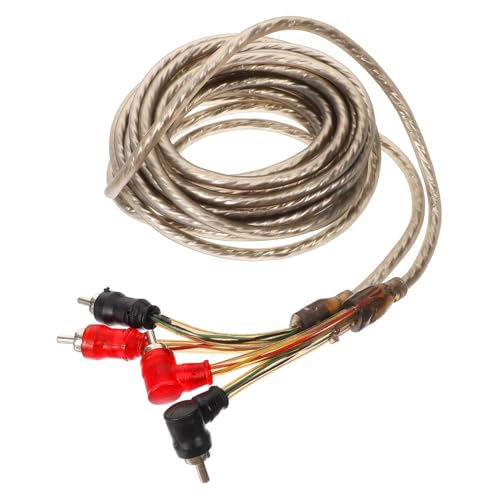 OUNONA Subwoofer Cable Car Audio Wire Connectors Amplifier Cable for Superior Sound Transmission Clarity
