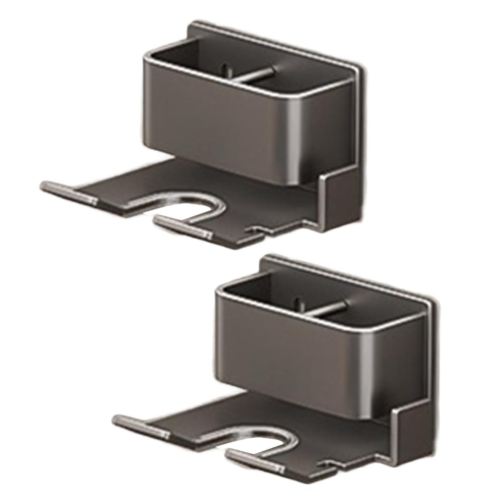 CTRLZS No-Drill Bathroom Organizer for Electric Blow Dryers, Hair Dryer Holder Wall-Mounted Easy Installation