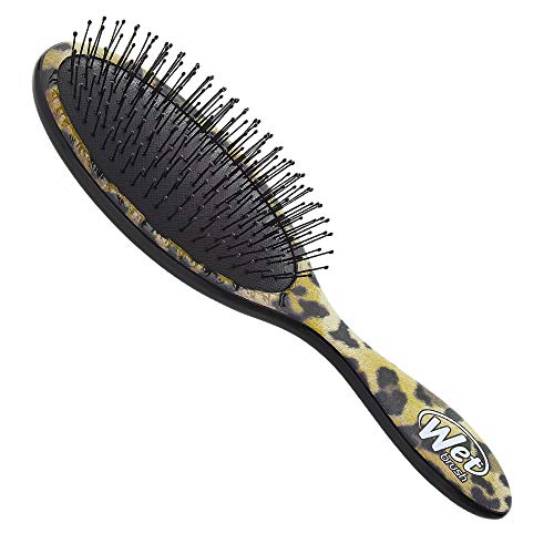 Wet Brush Hair Brush Original Detangler Safari Leapord Print with UltraSoft IntelliFlex Bristles, (Leopard Print)