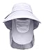 ashion Summer Outdoor Sun Protection Fishing Cap Neck Face Flap Hat Wide Brim