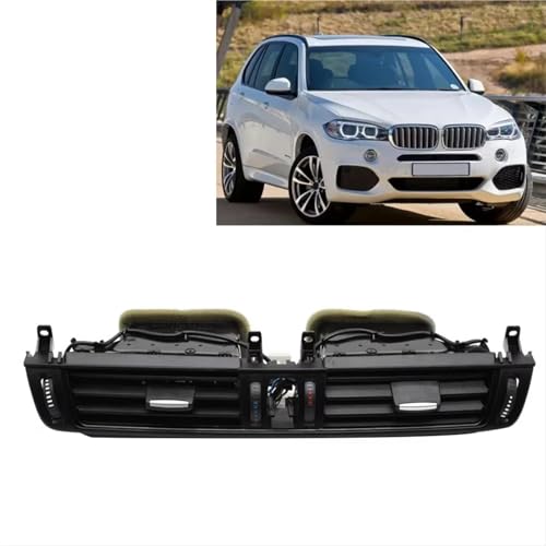 Grille d'aération AC de console centrale pour tableau de bord BMW X5 F15