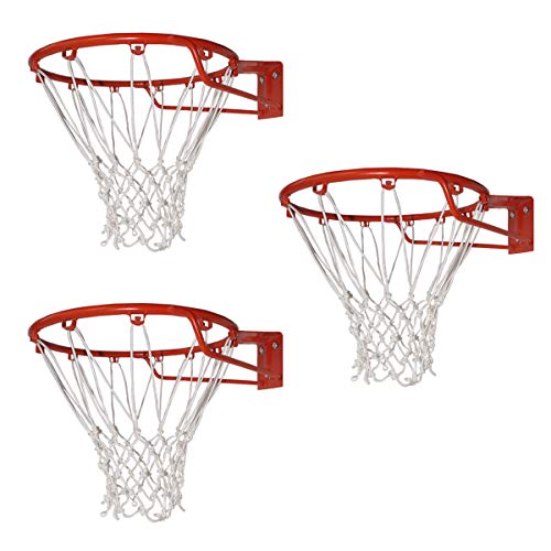 Fasmov 3 Pack 12 Loops Heavy Duty Basketball Net Replacement, Outdoor Indoor All