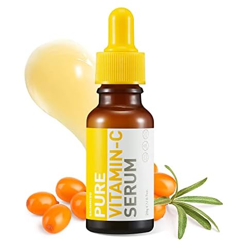 SKINMISO Vitamin C Serum - Brightens, Hydrates & Lightens Dark Spots, For All Skin Types, 0.7 oz Cover