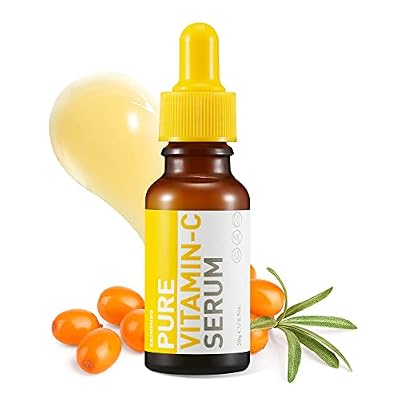 SKINMISO Vitamin C Serum - Brightens, Hydrates & Lightens Dark Spots, For All Skin Types, 0.7 oz