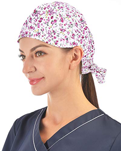 Kousenpu Adjustable Working Cap with Sweatband Suitable for Men and Women (Color R)