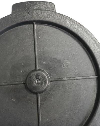 F & R Regentonne mit Deckel 60 Liter aus HDPE I Futtertonne Pferd I Wassertank Fass Tonne mit Deckel I Regenfass für Garten I Regenwassertonne I Wassertonne I Gärfass I Regenwassertank