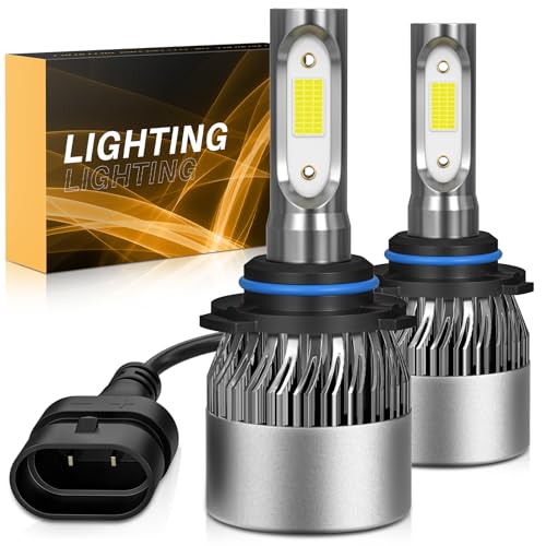 Image of ๐ซ๐ข๐ข๐จ /๐ง๐ก๐ฆ Bulb 6500K Cool White 60000LM 900% Brighter, 1:1 Beam Plug and Play IP68 Waterproof Off-Road Lights, Pack of 2