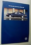 w124 turbodiesel 300  Mercedes-Benz Prospekt Die Mercedes Limousinen 200 bis 300 - Baureihe W124 - Benziner und Diesel - von 1990 - 46 Seiten - deutsche Ausgabe - KEIN NACHDRUCK