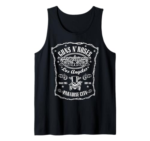 Image of Official Guns N' Roses Paradise Label Tank Top