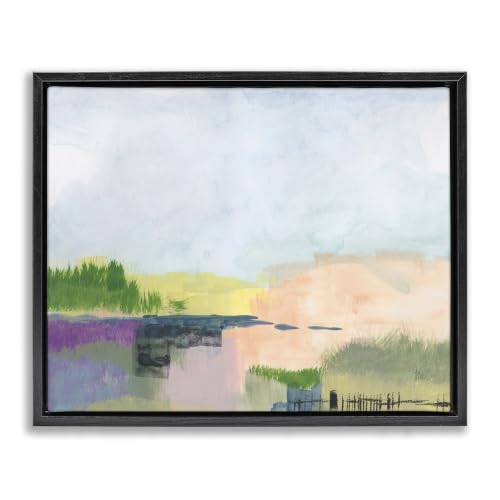 Rural Pastoral Hillside Farmhouse, 24 x 30 Inch Canvas in Floater Frame
