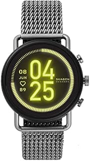 Skagen Herrenuhr-Smartwatch, Falster 3 Edelstahl-Touchscreen-Smartwatch mit Lautsprecher, Herzfrequenz-, NFC- und Smartphone-BenachrichtigunGen SKT5200