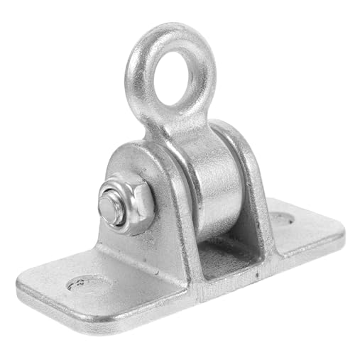 ibasenice Gancho Fijo Abatible Columpio De Hamaca Pesado Ganchos De Revestimiento para Colgar Soporte De Pared para Hamaca Ganchos para Colgar Ganchos Giratorios Gancho Giratorio Silver
