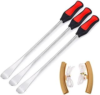 Sumnacon Tire Levers Spoon Set, Heavy Duty Motorcycle Bike Car Tire Irons Tool Kit,3 Pcs Tire Changing Spoon + 2 Pcs Rim Protector