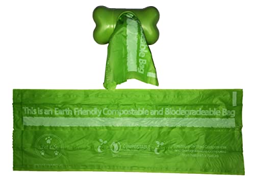 Image of Pet Life 'Compostable 100% Biodegrable Eco-Friendly Pet Waste Bags and Dog Wastebag Dispenser