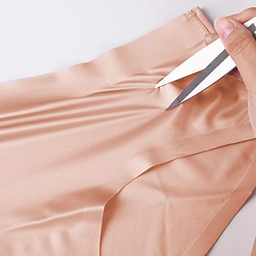 Plus Size Stretchy Soft Underwear for Women Frozen Silk Seamless Panties with Silky Tactile Touch3