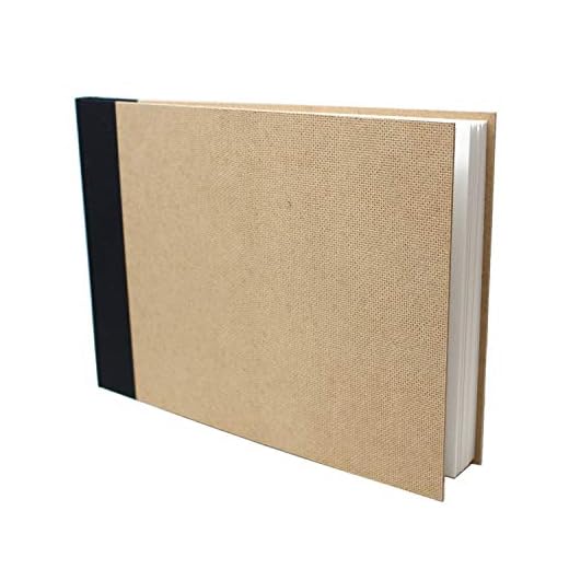 Artway Enviro - Gebundenes A4-Skizzenbuch - Querformat - 92 Seiten/46 Blätter aus 170 gsm Recycling-Papier - 100 % Recycelt Skizzenbuch, Weiß