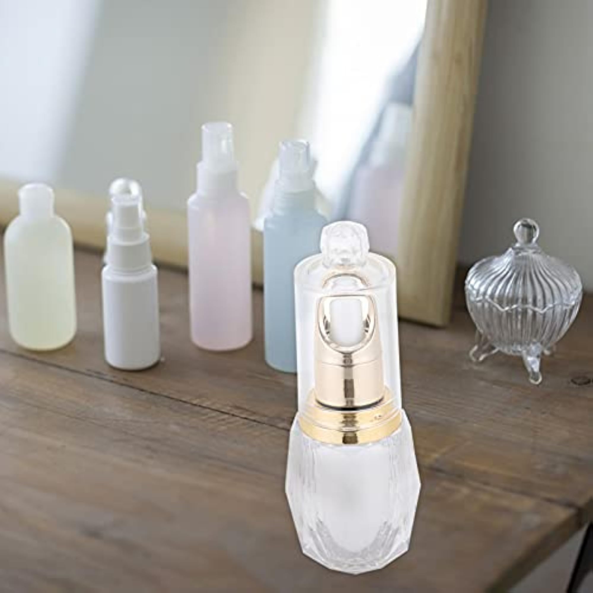 4pcs 10ml Perfume Bottles Glass Essential Oil Sample Set