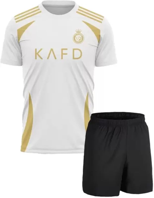 Image of Ronaldo 7 Football Team Away Jersey 2007 for (Men & Boys)