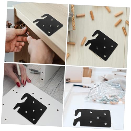 Support de rail de lit universel en fer avec 4 crochets et fixations - 8