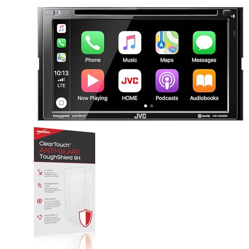 BoxWave Screen Protector Compatible with JVC KW-V950BW - ClearTouch Anti-Glare ToughShield 9H (2-Pack), Anti-Glare 9H Tough Flexible Film Screen Protector