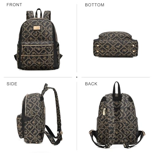 Image of Women Fashion Backpack Purse Multi Pockets Anti-Theft Rucksack Travel Shoulder Bag Handbag