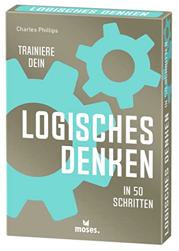 moses. Trainiere Dein logisches Denken in 50 Schritten, systematischer Denksport, für Jugendliche und Erwachsene, 50 Karten in Einer Schachtel