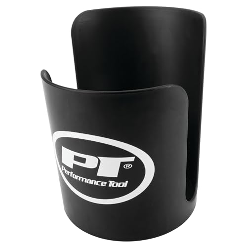Performance Tool W12525 Black Magnetic Cup Caddy Organizer Magnet for Bottles Screwdrivers Pencils