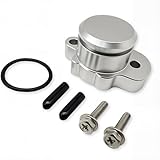 Kit de cubierta de tapón de bomba de aceite OEM compatible con Yamaha PW50 1981-2024, cubierta de enchufe, junta tórica, 2 pernos de montaje, tapa de puerto