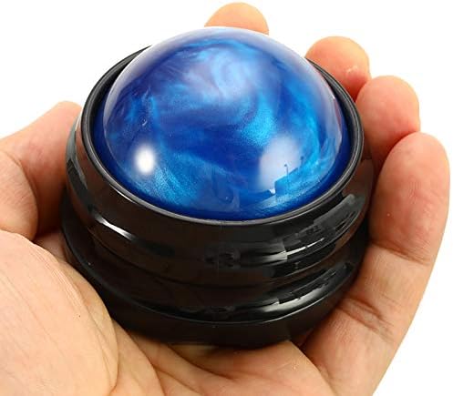 SUNANTH Massage Roller Ball,2-Pack Handheld Massage Therapy and Relax Tool for Sore Muscles,Joint Pain Relief Relaxing,Full Body Deep Tissue Massage(Blue&Purple)
