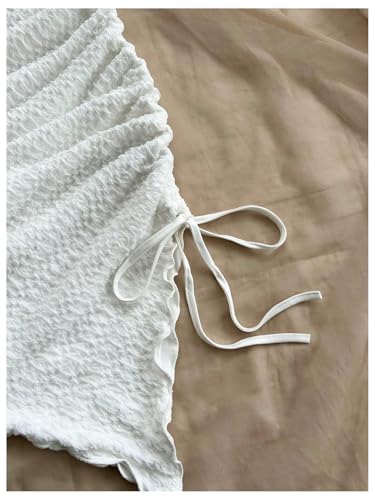 GORGLITTER Girl's Short Dress Strapless Backless Sleeveless Asymmetrical Summer Graduation Formal Bodycon Tube Dresses3