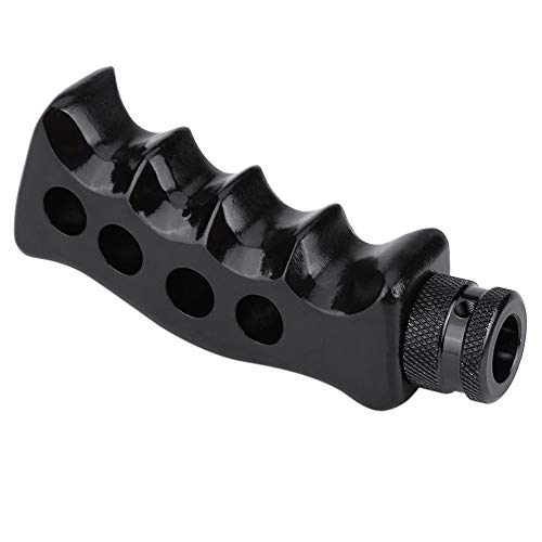 Keenso Car Shift Knob, Universal Manual & Automatic Transmission Car Gun Grip Knife Handle Gear Shift Lever Knob Shifter Knob With Adapter Screws & Spanner(Black) #TOP4