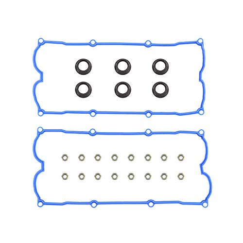 Dnj Vc353G Valve Cover Gasket Set W/Grommets For 1998-2004, Acura, Honda, Isuzu, Amigo, Axiom, Passport, Rodeo, Rodeo Sport, Slx, Trooper, Vehicross, 3.2L, 3.5L, V6, Dohc, 24V #TOP20
