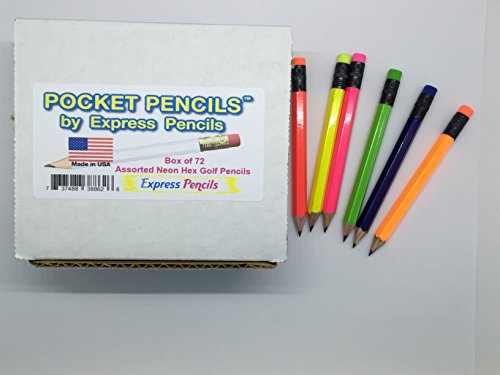 Lápices Golf Neon con Goma x72 miniatura 3
