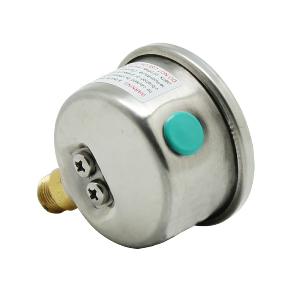 ManomèTre Vertical d'air de PlongéE sous-Marine PCP pour Station de Remplissage Double Gamme 40Mpa ManomèTre 1/8Npt