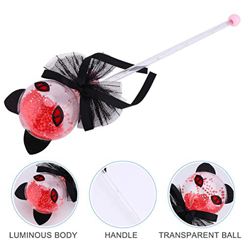 KESYOO O Dia Das Bruxas Levou Acender a Varinha Vara de Plástico Varinha Mágica Favores Do Partido D