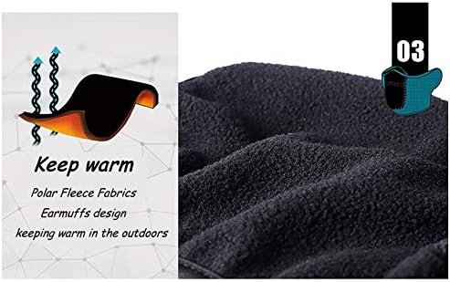 Scott Edward Breathable Ski Half Face Mask Keep Neck Ears Warm Snowboard Winter Sports, Black, M-L