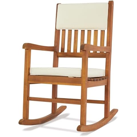 VINGLI Acacia Outdoor Rocking Chair Cover