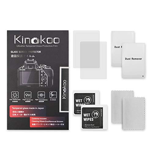 Image of kinokoo Tempered Glass Film for Nikon P7800 /P7700 /P7100 Crystal Clear Film Nikon P7800 P7700 P7100 Screen Protector Bubble-Free /Anti-Scratch(2 Pack)