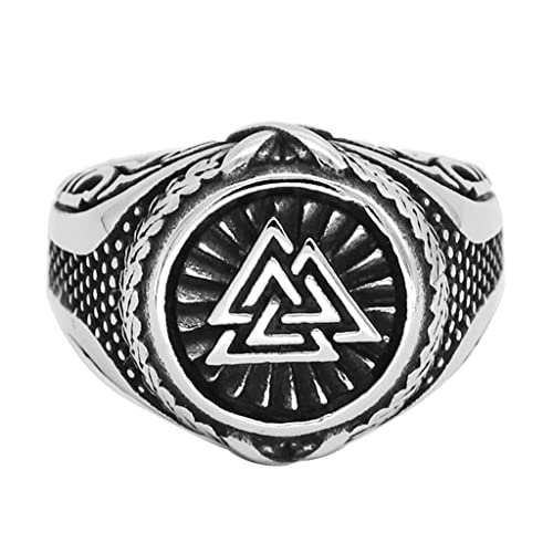 Bague amulette Odin cadeau anniversaire homme bague vintage celtique avec son noeud mystique